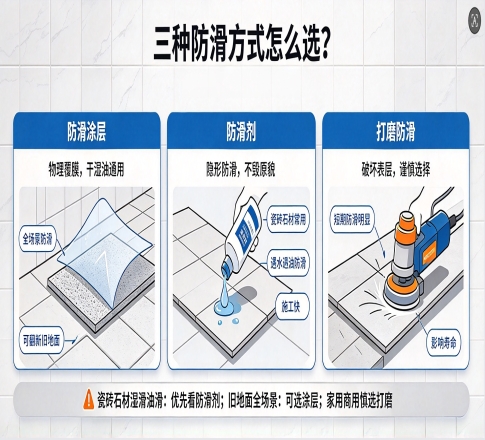 深度解析防滑剂、防滑涂层和打磨防滑的优缺点