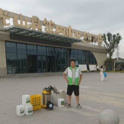 河南信阳光山县第四中心幼儿园卫生间仿古砖防滑处理