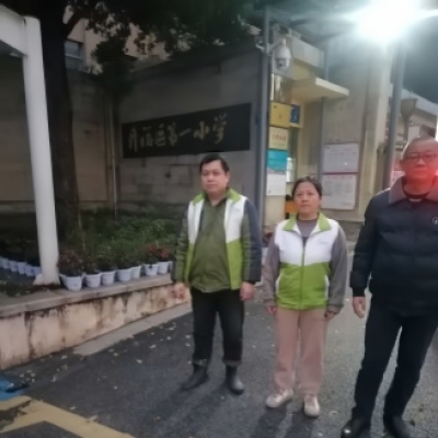 湖南长沙开福区第一小学防滑处理